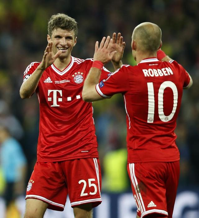 拜仁轻取巴黎圣日耳曼，托马斯穆勒补时绝平欧冠